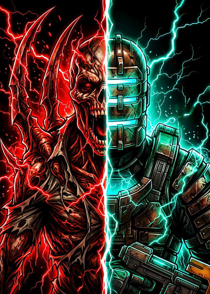 Dead Space Isaac Clarke vs Necromorph