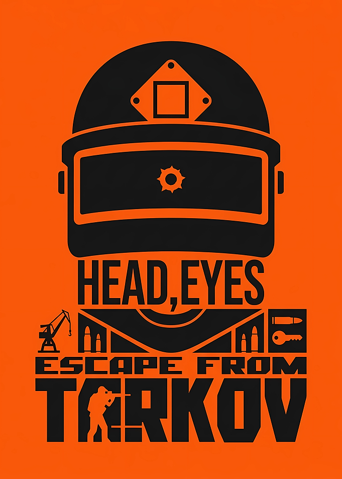 Escape From Tarkov Head Eyes Poster