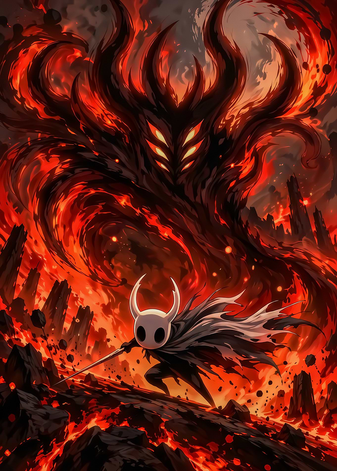 The Knight Facing Nightmare King Grimm