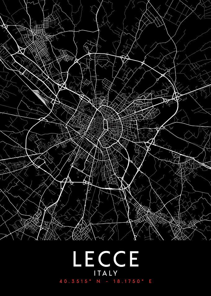 Lecce Dark Map