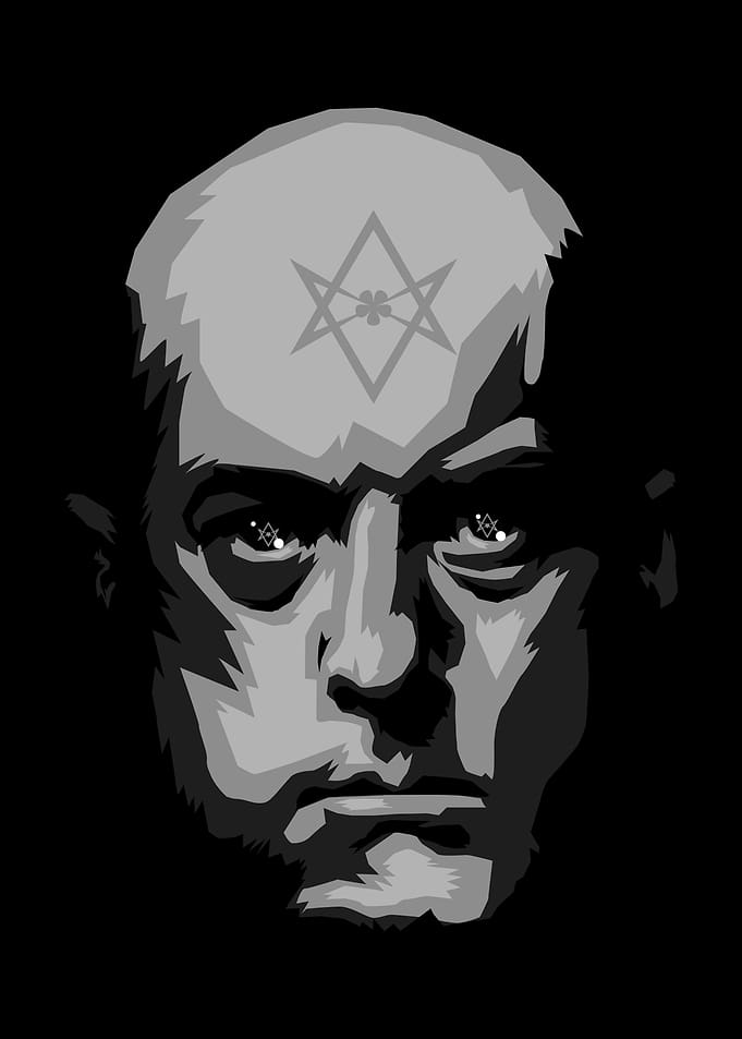 Aleister Crowley Occult Portrait