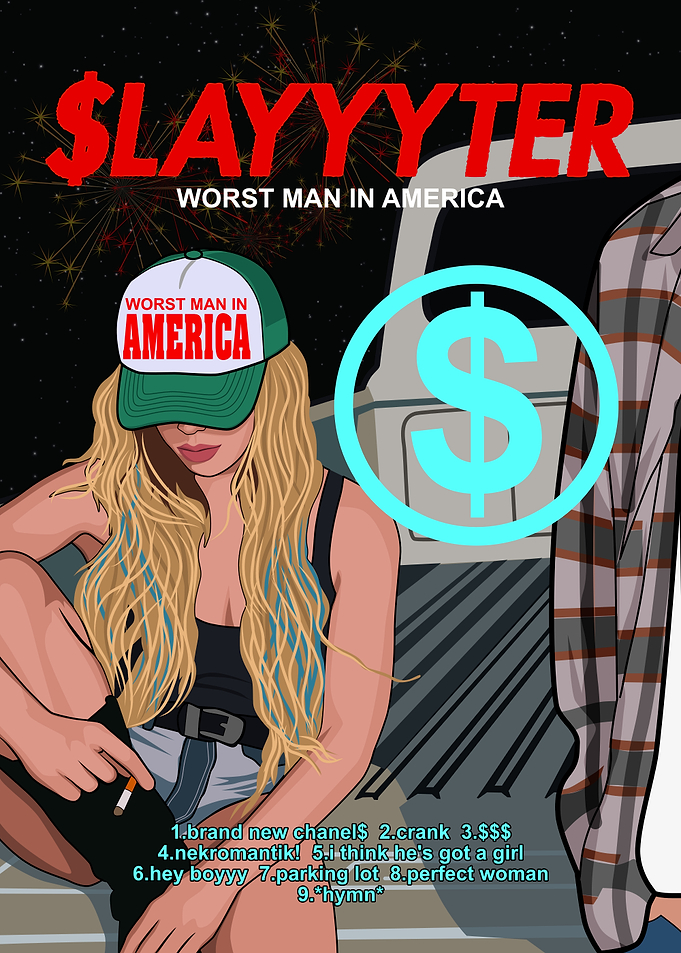 SLAYYYTER Worst Man in America Album Cover