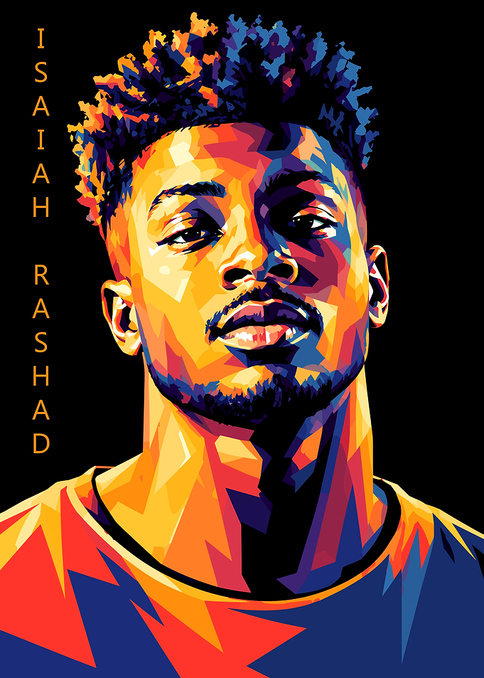 Isaiah Rashad Pop Art Portrait