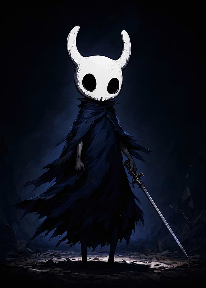 The Knight from Hollow Knight