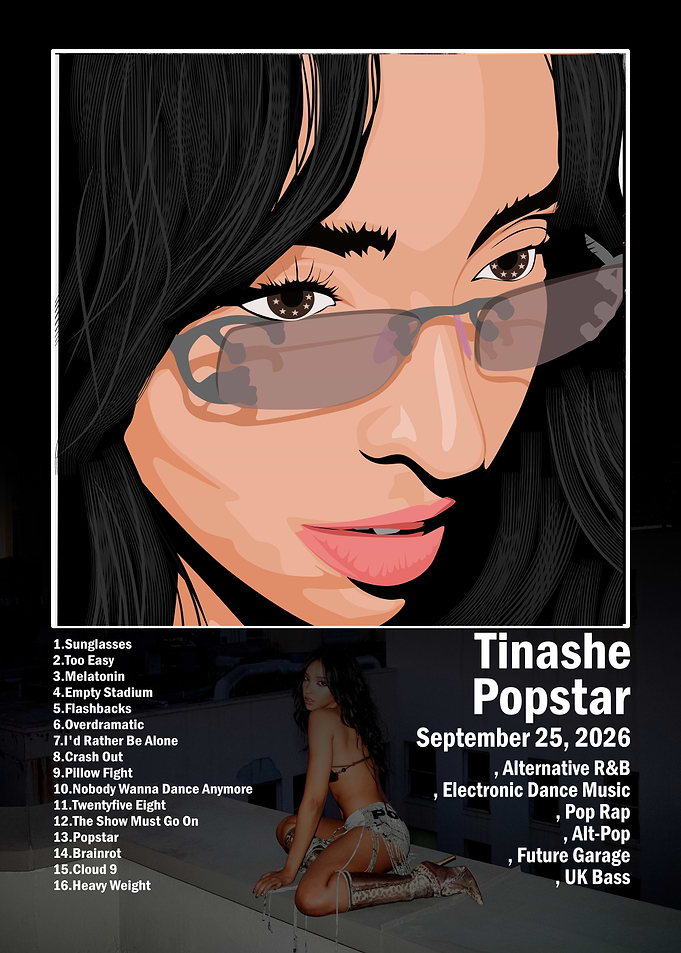 Tinashe Popstar Album Cover Art
