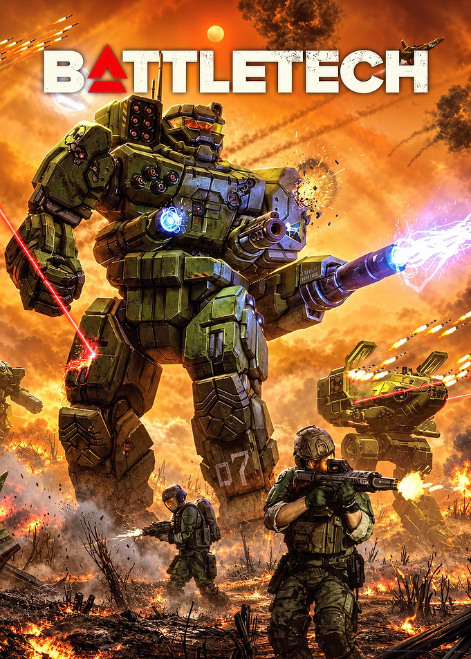 BattleTech MechWarrior Combat Scene