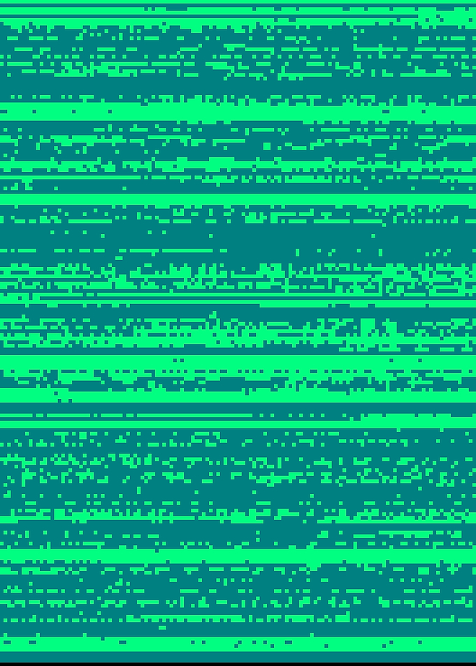 Green Digital Glitch Texture
