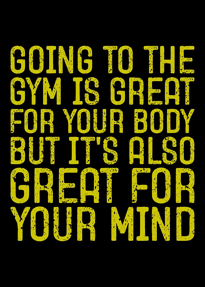 Gym and Mental Health Quote