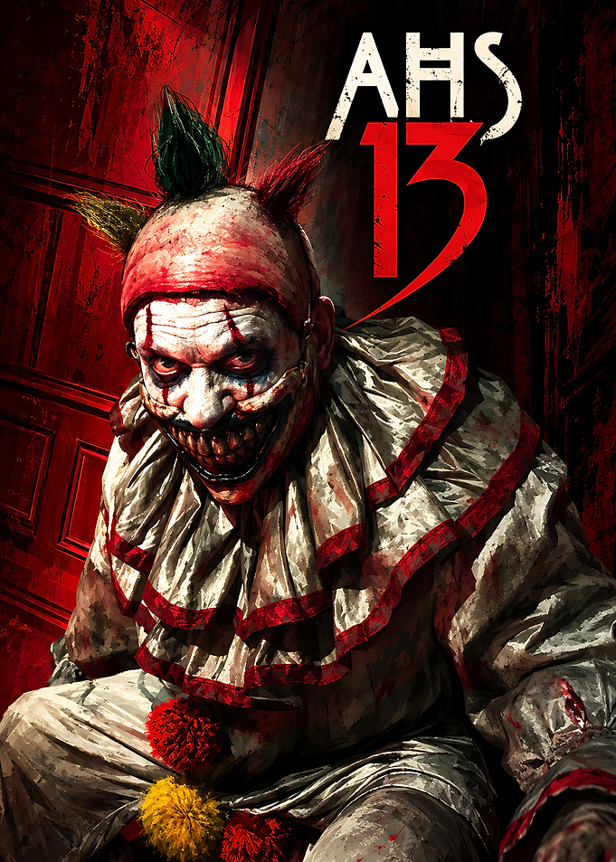 AHS 13 Scary Clown Poster