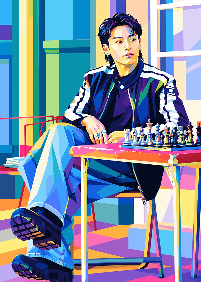 Pop Art Portrait of Jungkook