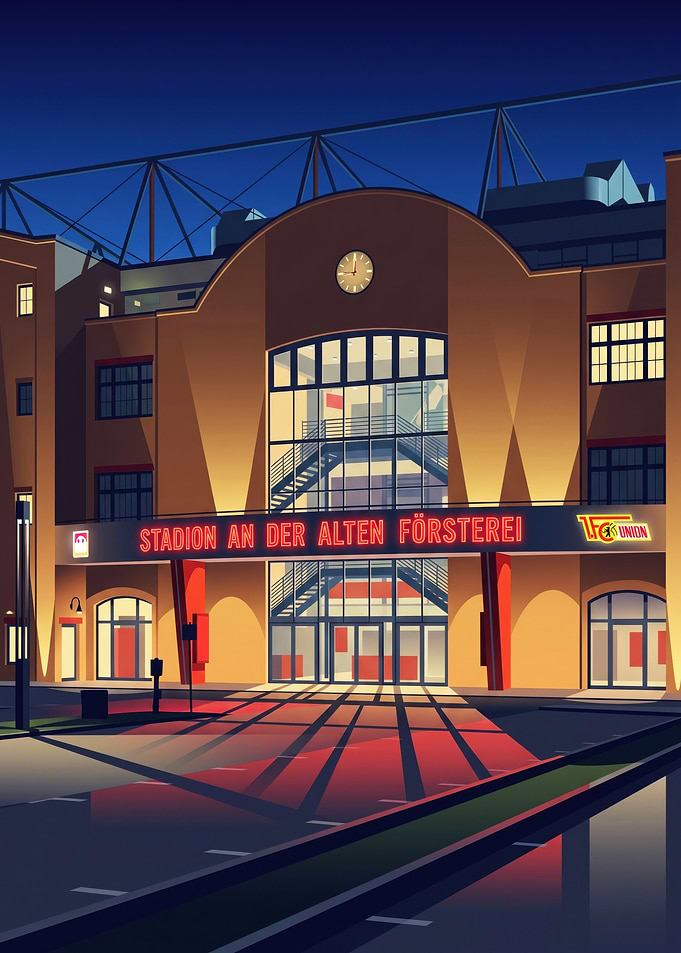 Stadion An Der Alten Försterei Illustration