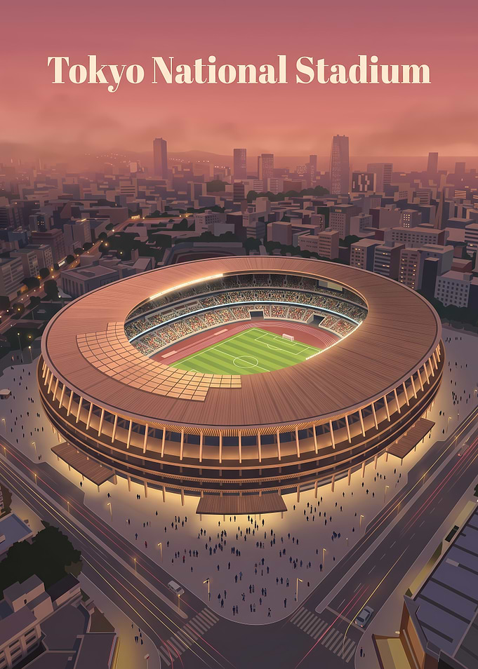Tokyo National Stadium Poster