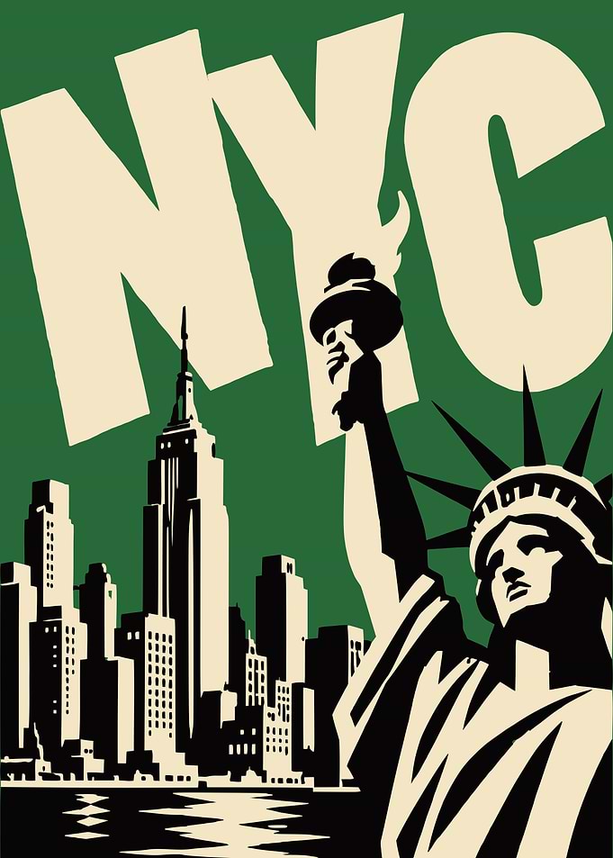 New York City Skyline Poster