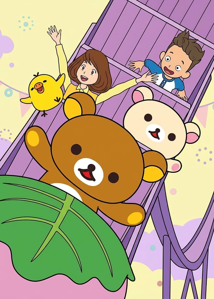 Rilakkuma and Friends on Rollercoaster