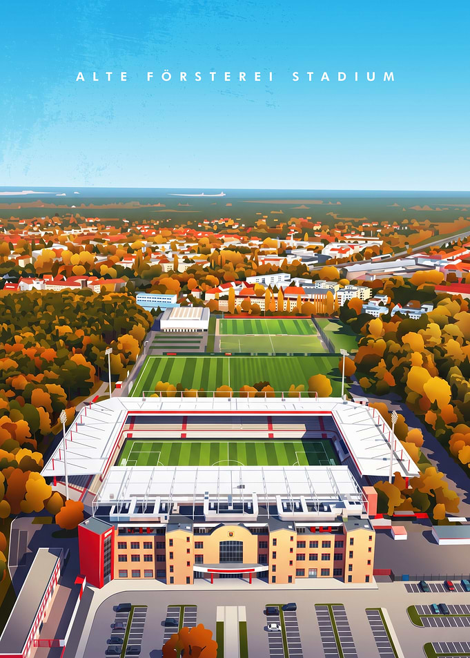 Alte Försterei Stadium Aerial View