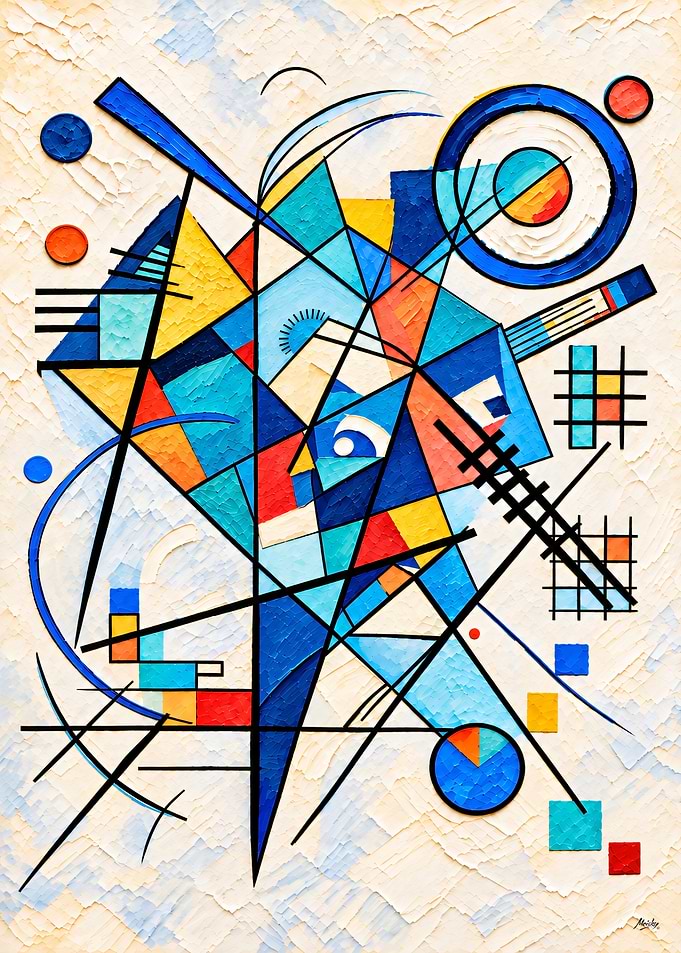 Geometry in Flux No. 24 - Orbital Geometric Abstract