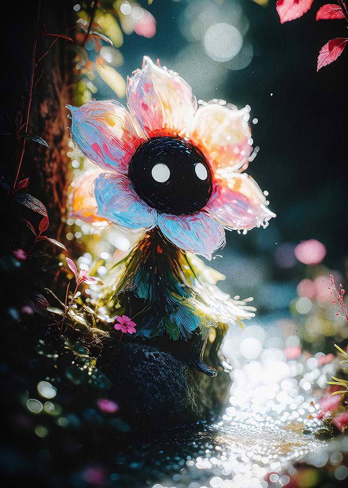 Magical Flower Spirit Fantasy Art