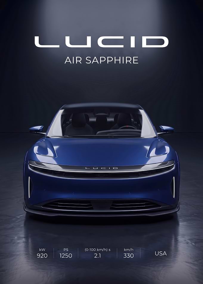 Lucid Air Sapphire Electric Sedan