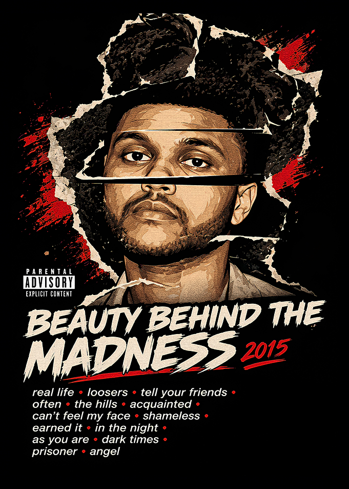 The Weeknd Beauty Behind The Madness Poster