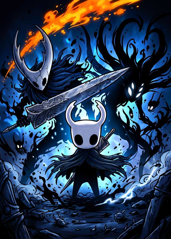 Hollow Knight Battle Scene