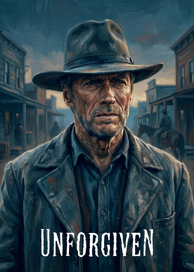 Unforgiven Clint Eastwood Western Poster