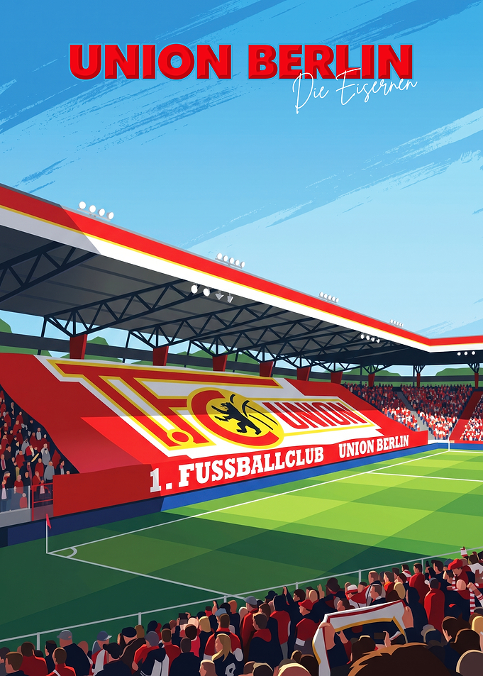 Union Berlin Football Stadium Poster