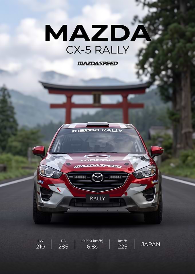 Mazda CX-5 Rally Concept Poster