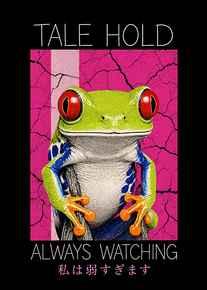 Red-Eyed Tree Frog Graphic Art