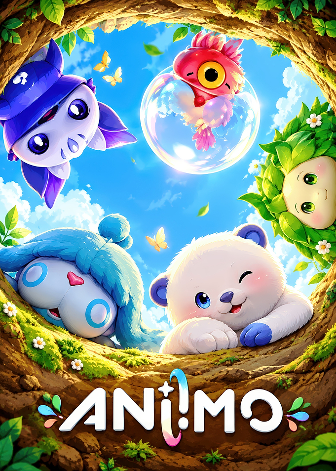 Animo Cute Creature Adventure Poster