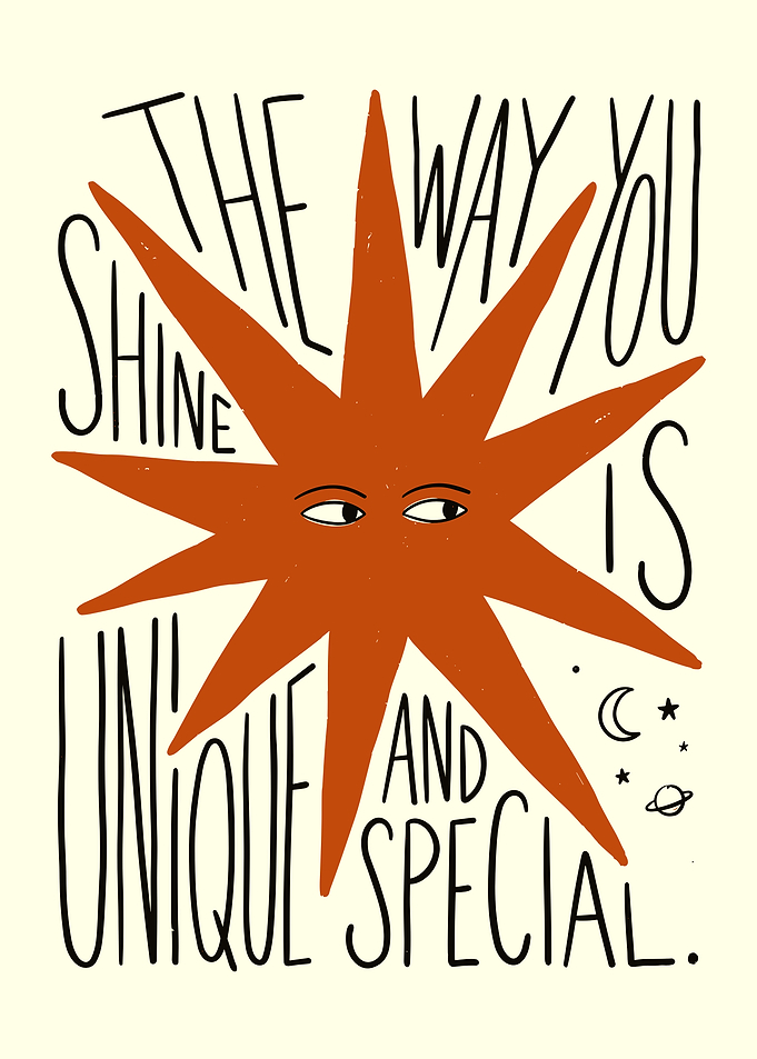 Inspirational Sun Illustration Poster