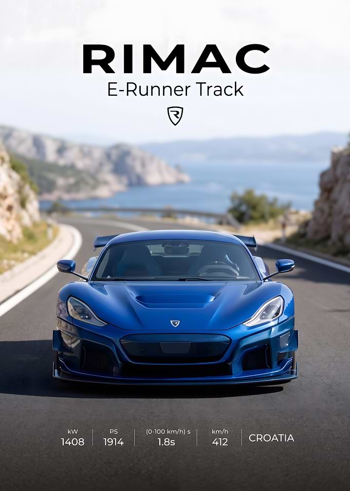 Rimac E-Runner Track Electric Supercar