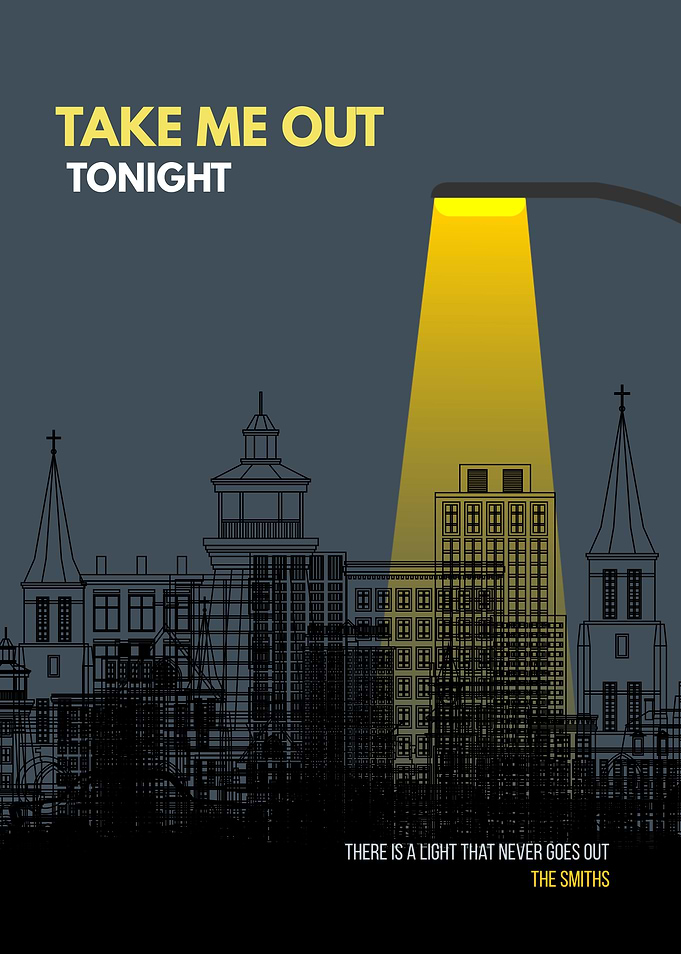 The Smiths Minimalist City Poster