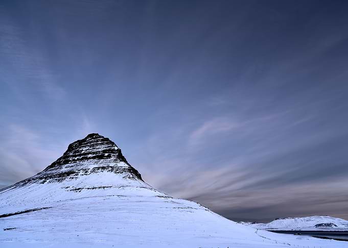 Kirkjufell Mountain in Winter, Iceland