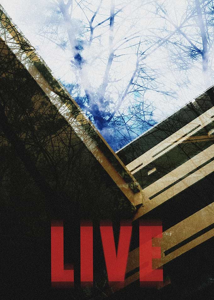 Abstract Live Typography Poster
