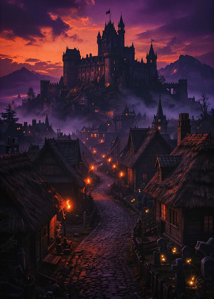 Medieval Castle Fantasy Art