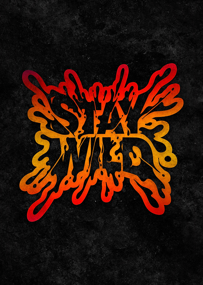 Stay Wild Dripping Text Art
