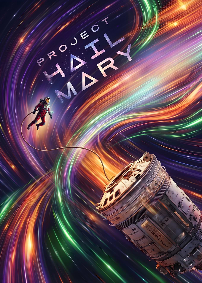 Project Hail Mary Space Poster