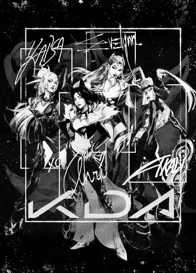 League of Legends - K/DA Group, Signed Edition