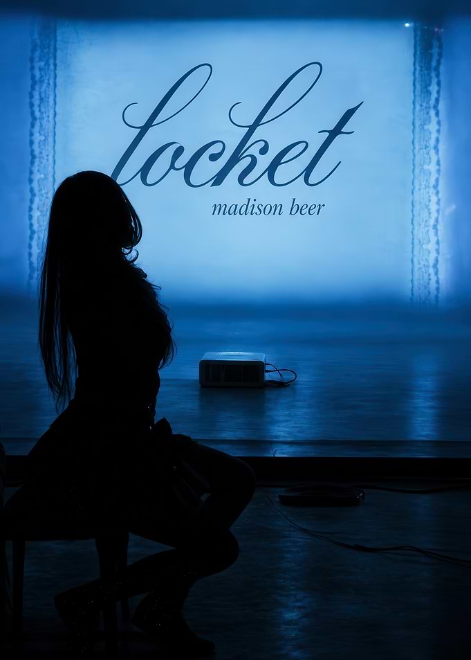 Madison Beer Locket Projection Silhouette