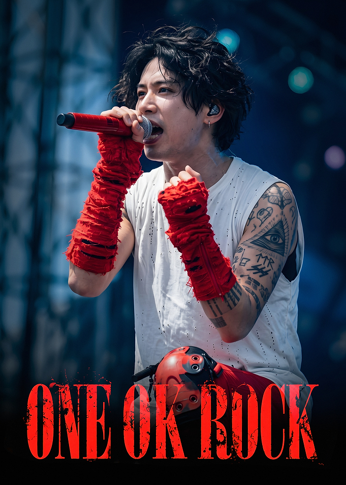 Taka from ONE OK ROCK performing