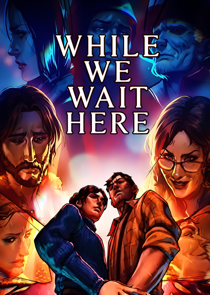 While We Wait Here Game Poster