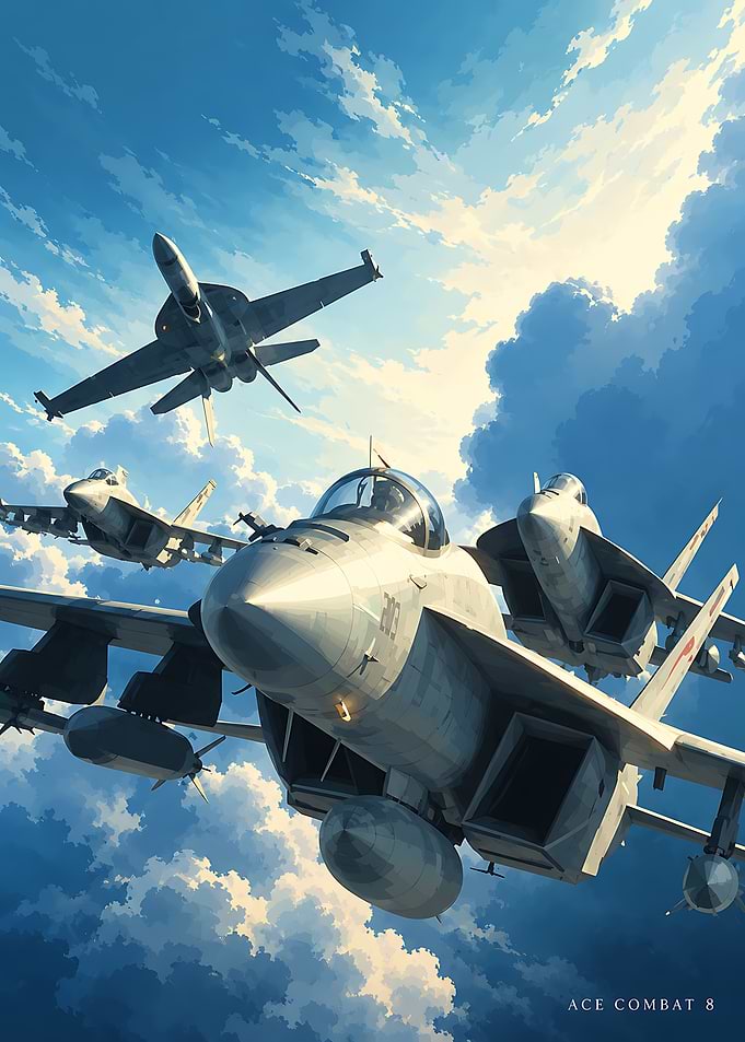 Ace Combat 8 Fighter Jet Formation