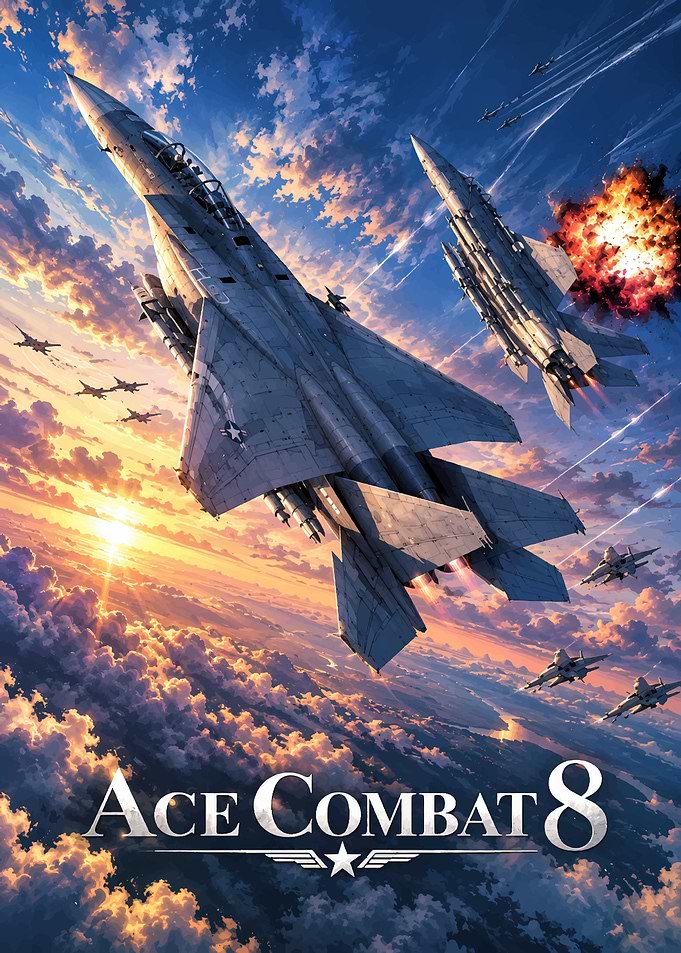 Ace Combat 8 Aerial Dogfight Poster