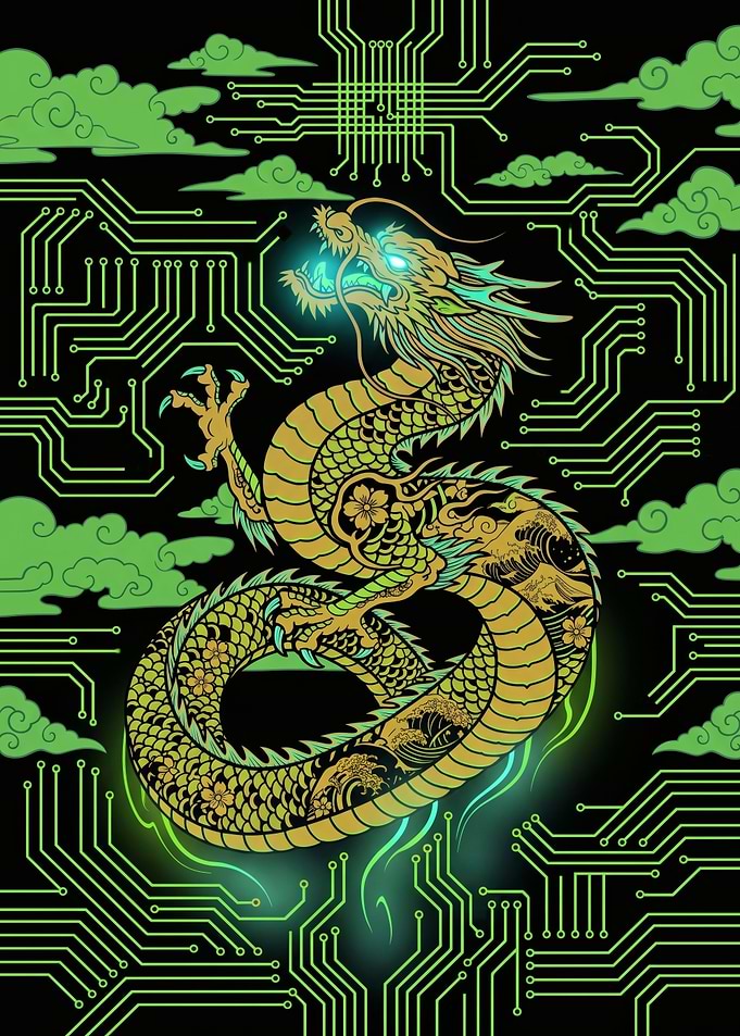 Cybernetic Seiryu Dragon : The Guardian of the East