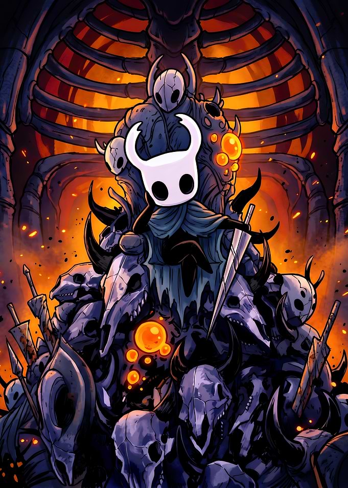 The Knight on a Throne of Skulls