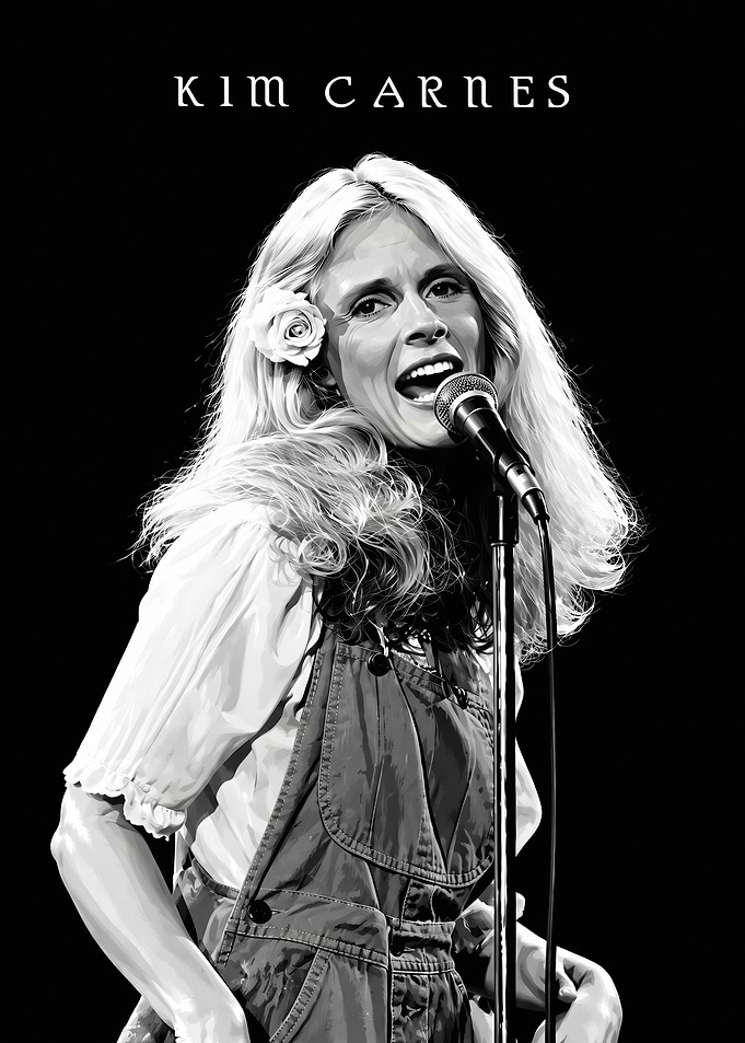 Kim Carnes Vintage Style Portrait