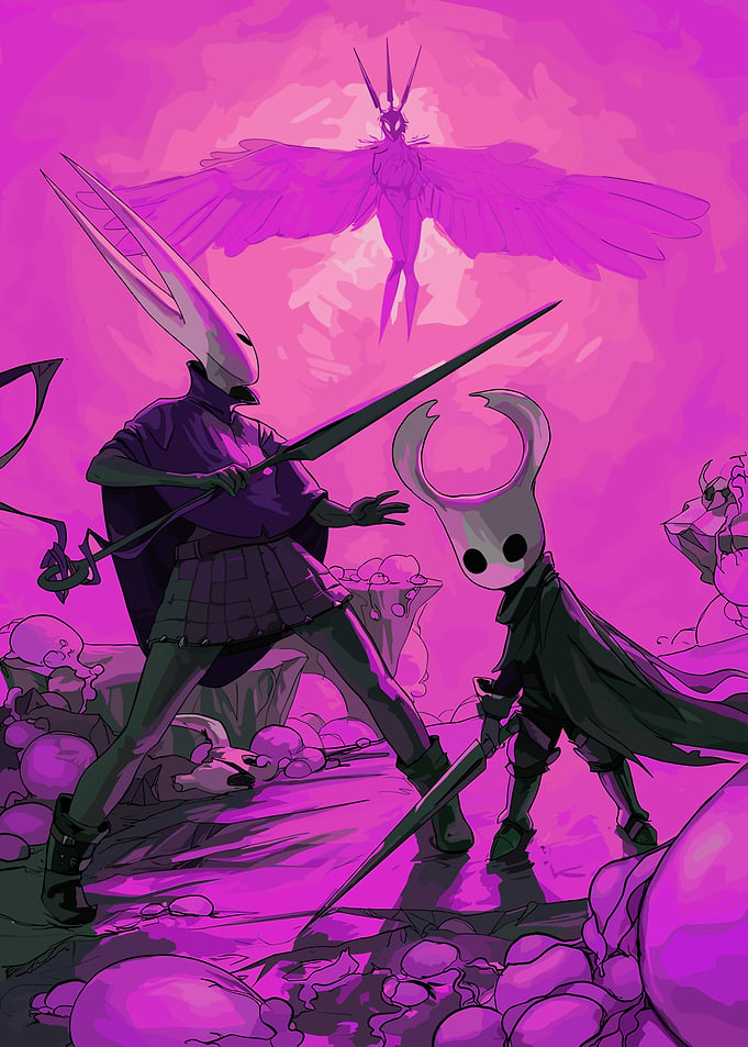 Hollow Knight Battle Against Radiance