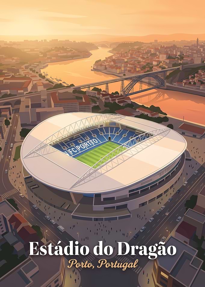 Estádio do Dragão Porto Poster
