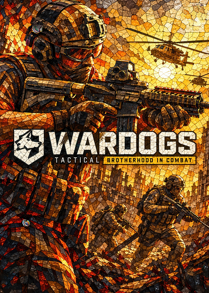 Wardogs Tactical Brotherhood in Combat Poster