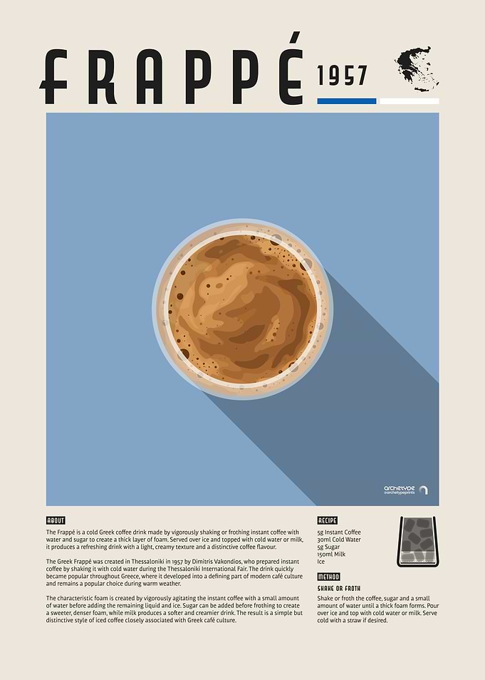Frappe Coffee Poster